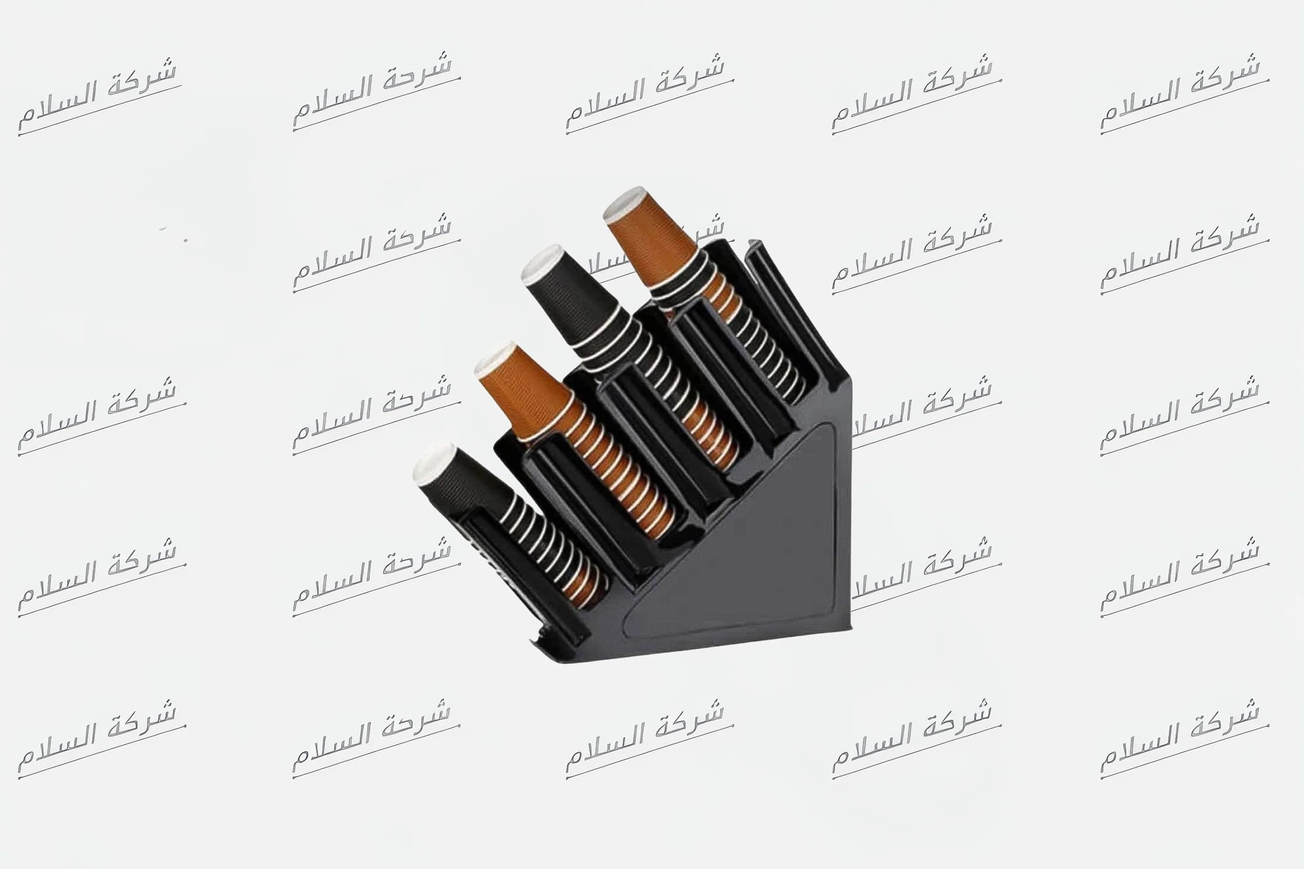 منظم أكواب ورقية بأربع خانات