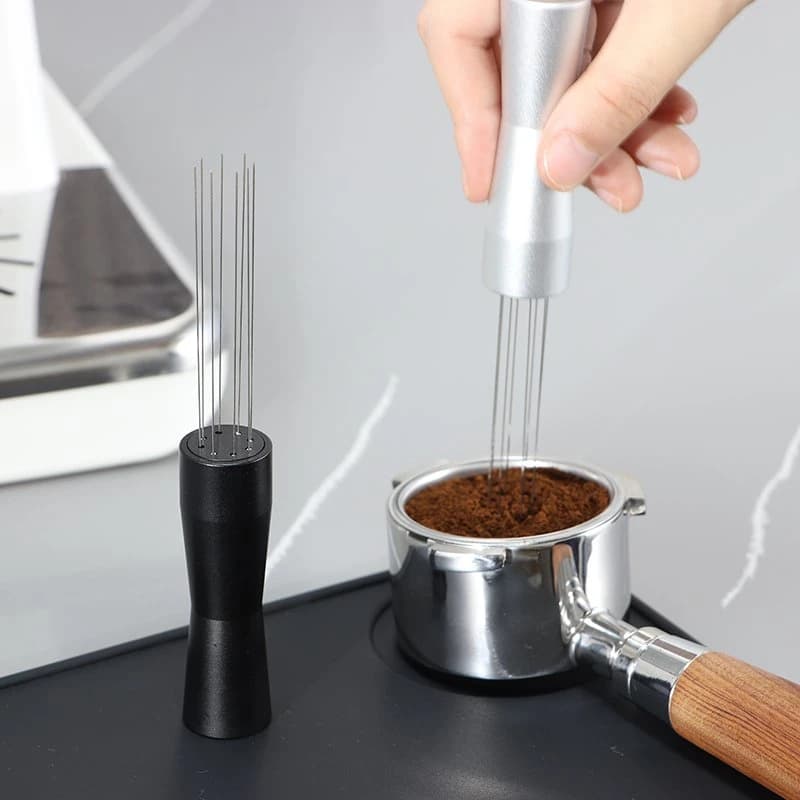 عبر أدوات CREMA WDT توزيع أداة تقليب القهوة بإبرة