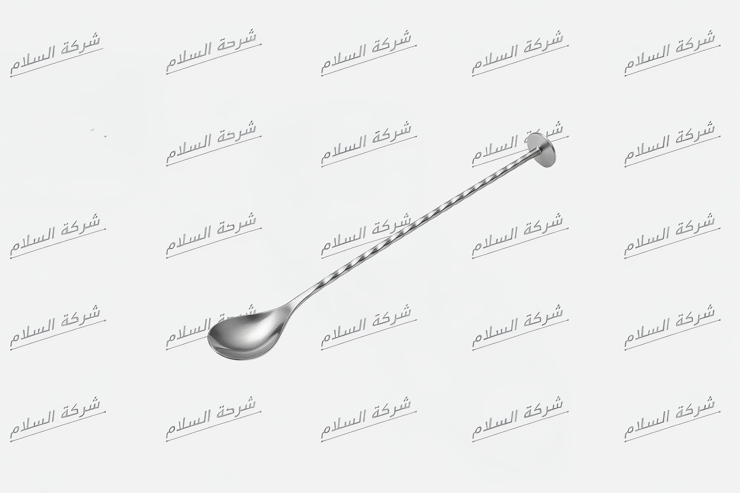 ملعقة بار ستانلس ستيل ملتوية