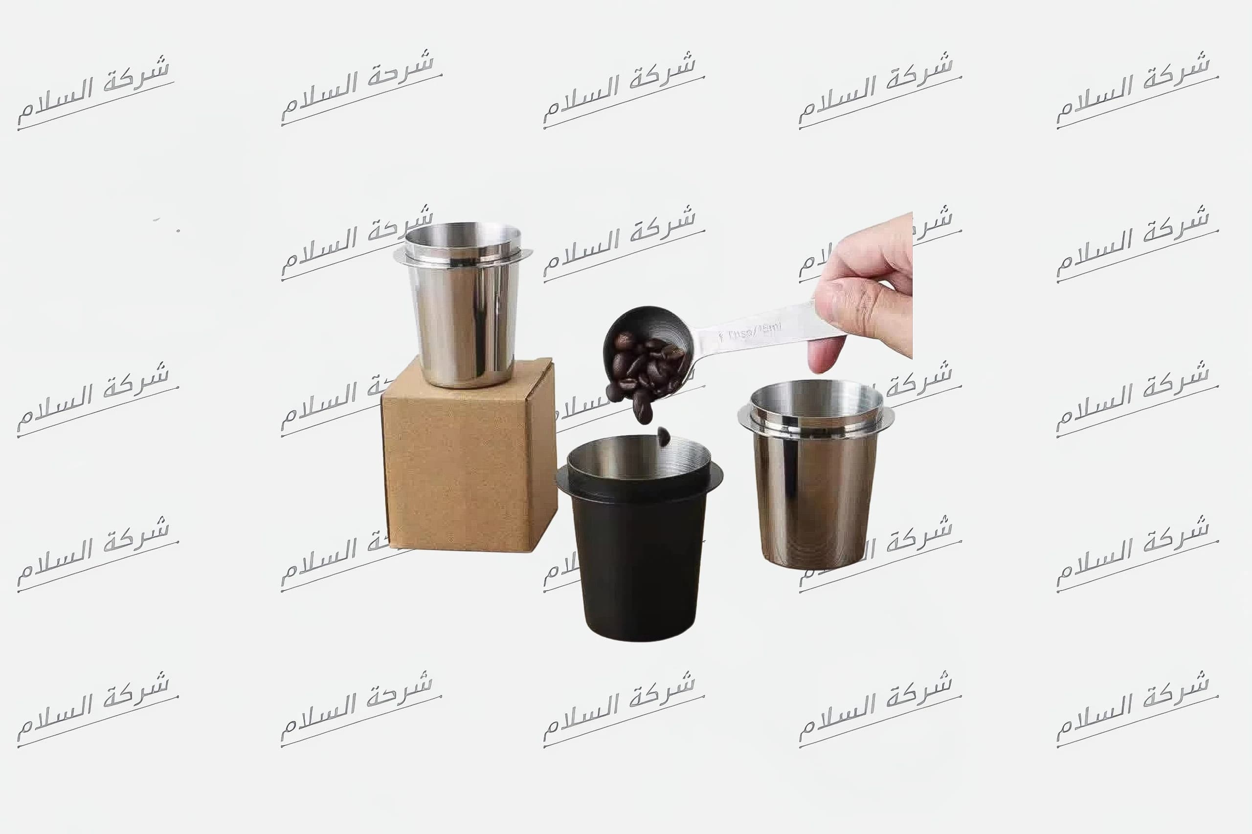 أكواب معايرة قهوة ستانلس ستيل
