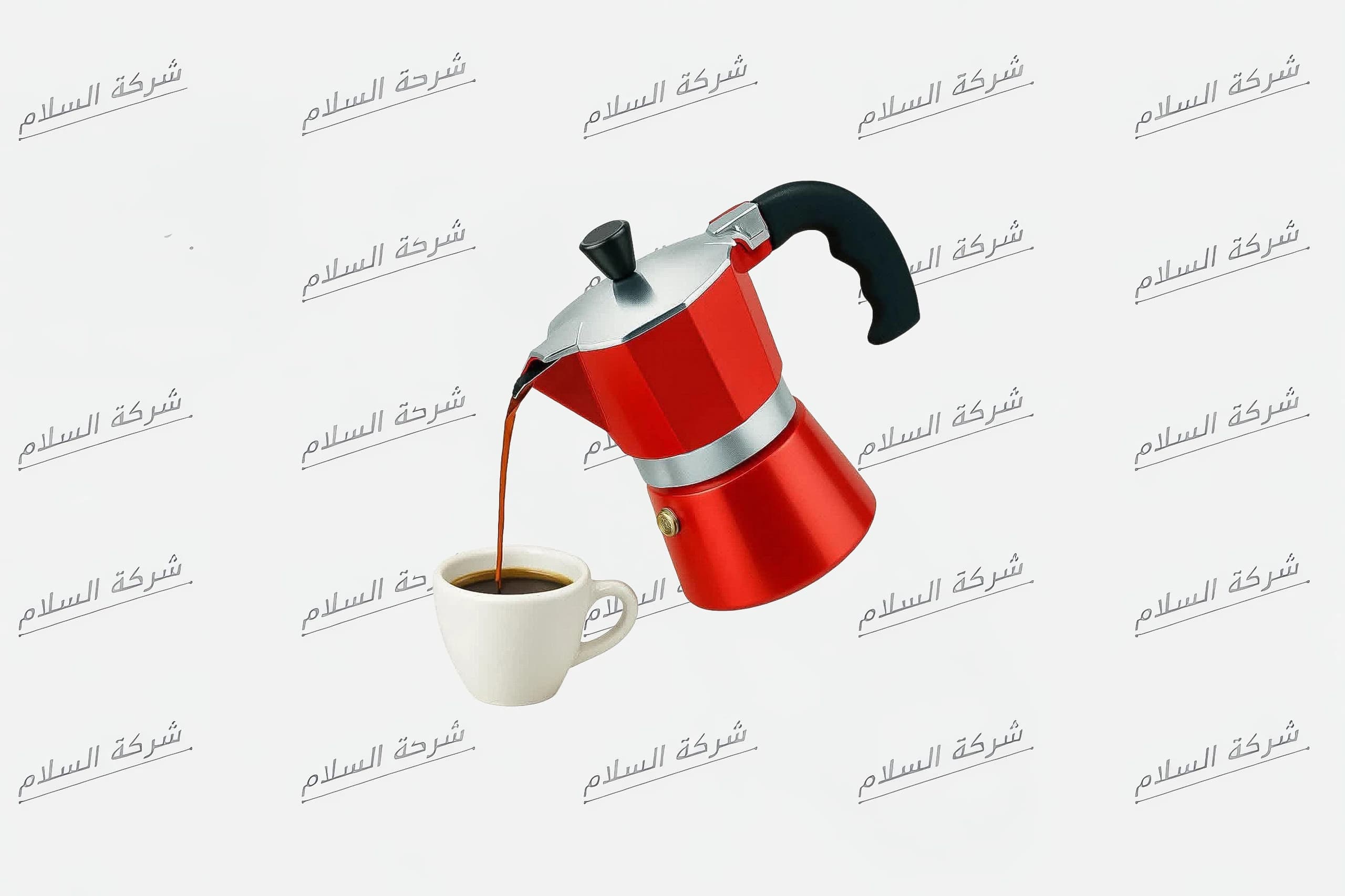 ماكينة موكا بوت حمراء كلاسيكية